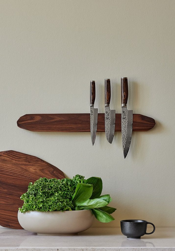 Noyer magnetic knife rack walnut (60cm)
